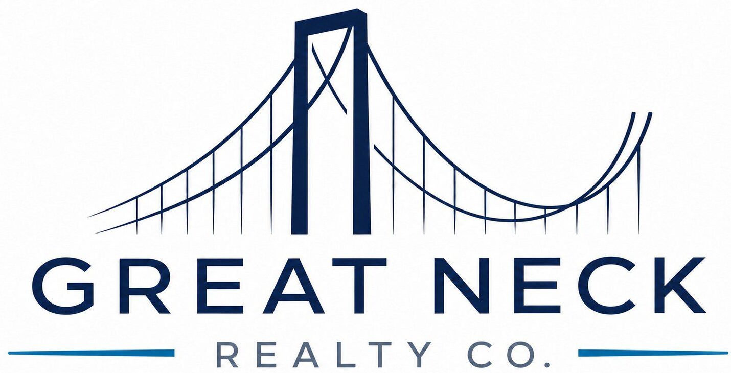 Great Neck Realty Co. logo with stylized bridge